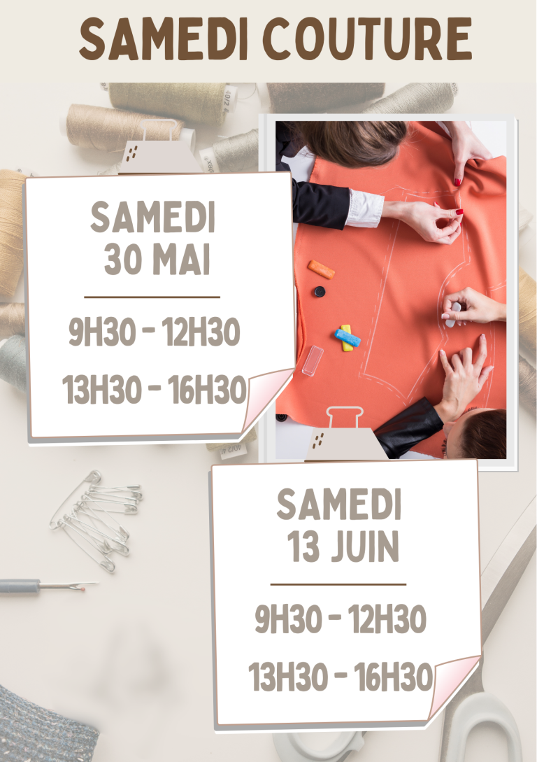 Stage couture le samedi à Cestas