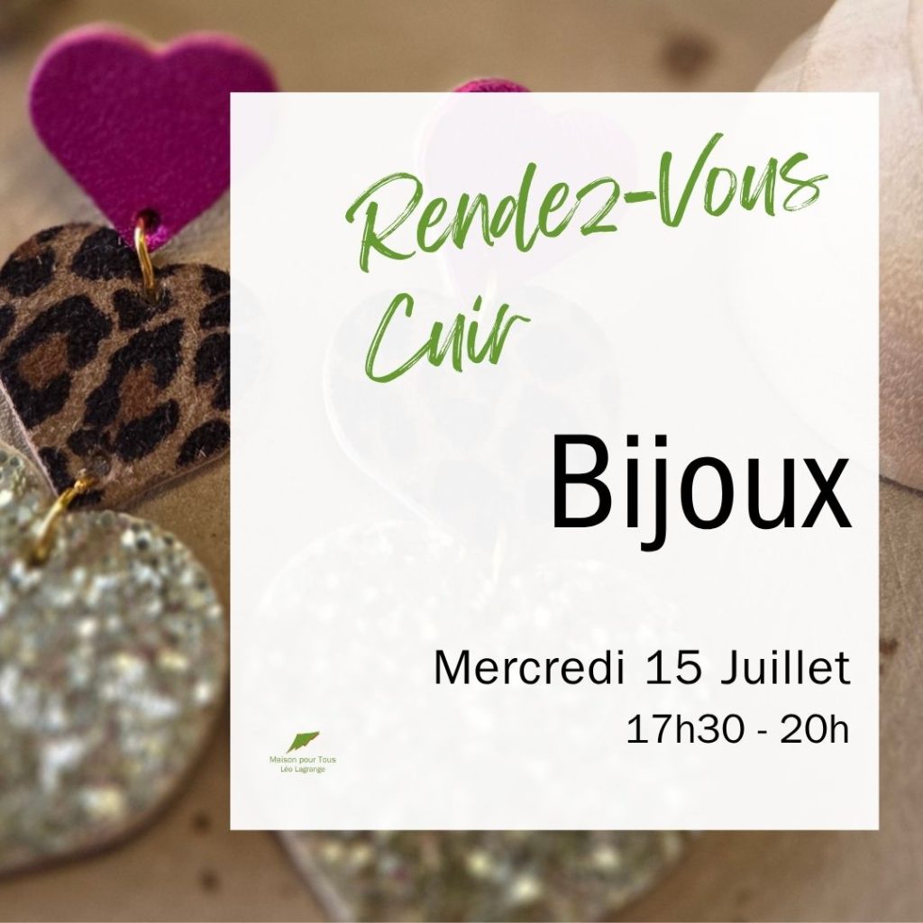 Stage travail du cuir à Cestas
