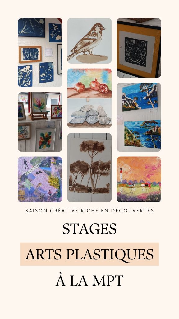 Stages arts plastiques à la MPT